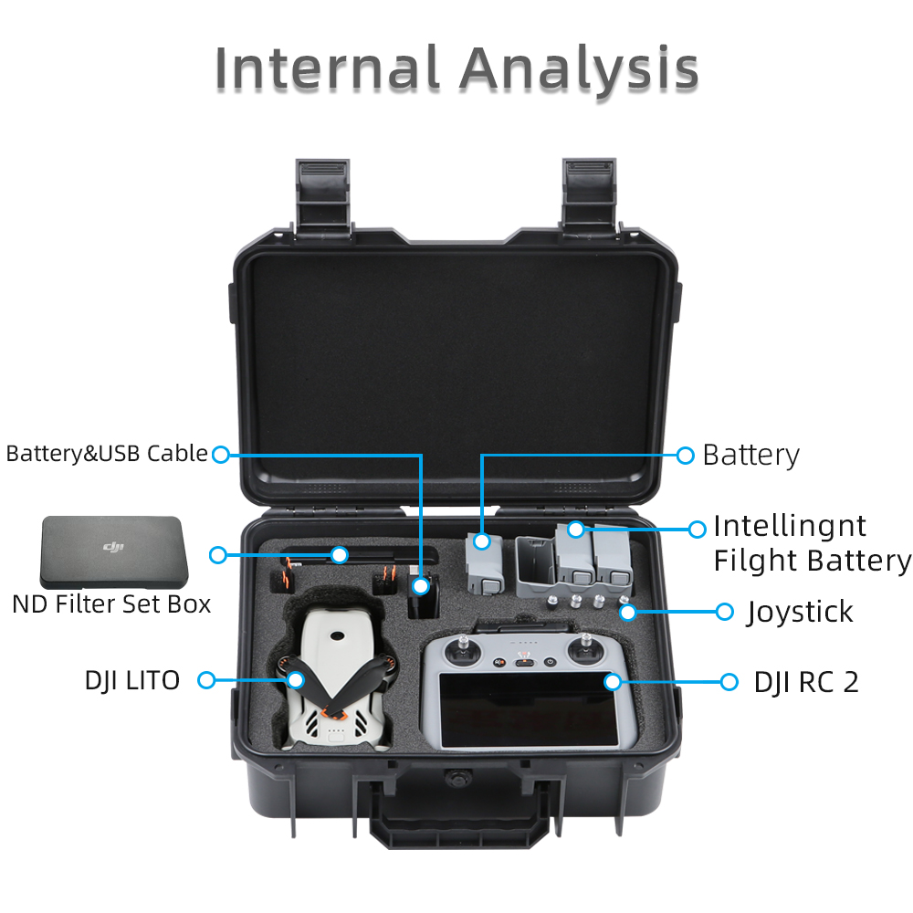 Per DJI LITO 1 X1 Drone, Custo - Drone Hard Shell Case recensione e prezzo